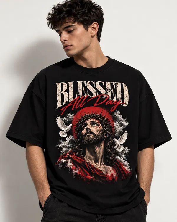 Black_Cotton_Oversized_Devotional_Graphic_T-Shirt_For_Men