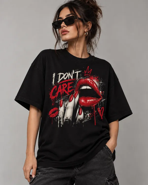 Black_Cotton_Oversized_Lips_Graphic_T-Shirt_For_Women