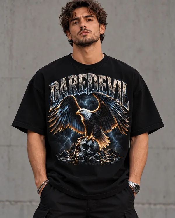 Black_Cotton_Relaxed_Fit_Eagle_Skull_Graphic_T-Shirt_For_Men
