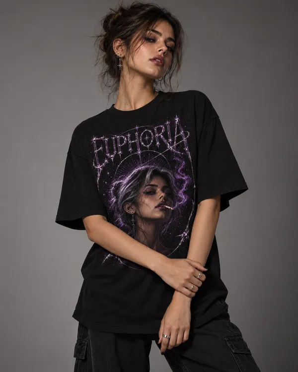 Black_Cotton_Oversized_Purple_Graphic_T-Shirt_For_Women