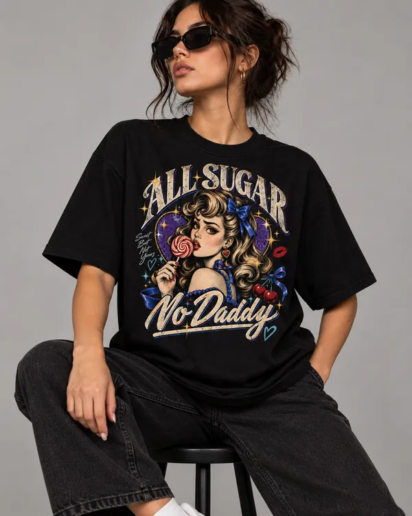 Black_Cotton_Oversized_Retro_Art_Graphic_T-Shirt_For_Women