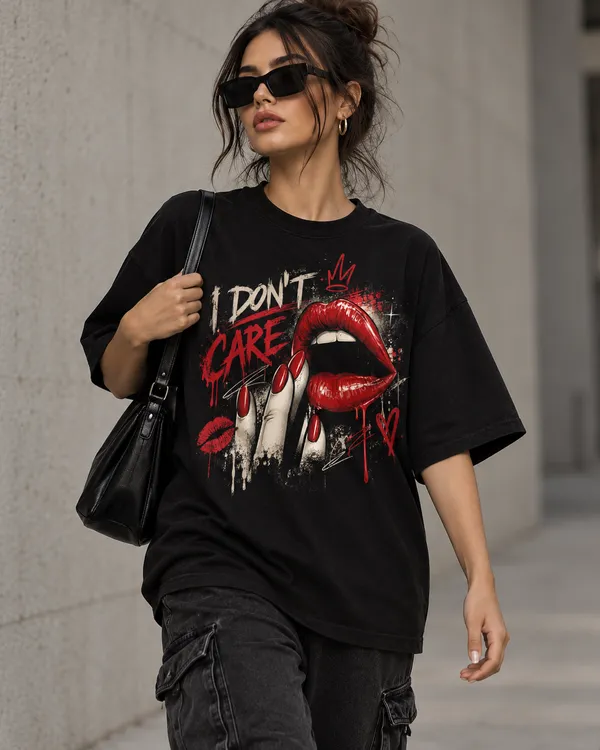 Black_Cotton_Oversized_Lips_Graphic_T-Shirt_For_Women
