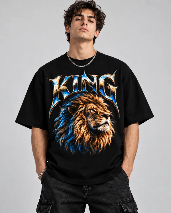 Black_Cotton_Relaxed_Fit_Lion_King_Graphic_T-Shirt_For_Men