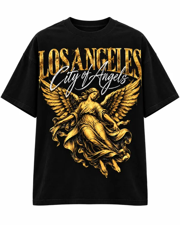 Black_Cotton_Oversized_City_Of_Angels_Graphic_T-Shirt_For_Women