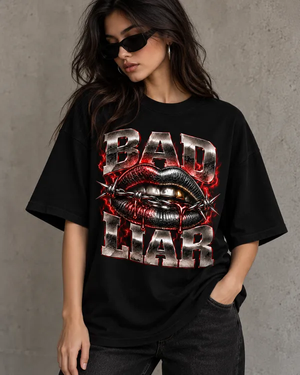 Black_Cotton_Oversized_Bad_Liar_Graphic_T-Shirt_For_Women