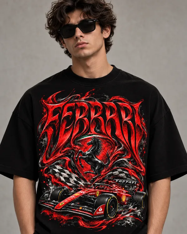 Black_Cotton_Oversized_Motorsport_Racing_Graphic_T-Shirt_For_Men
