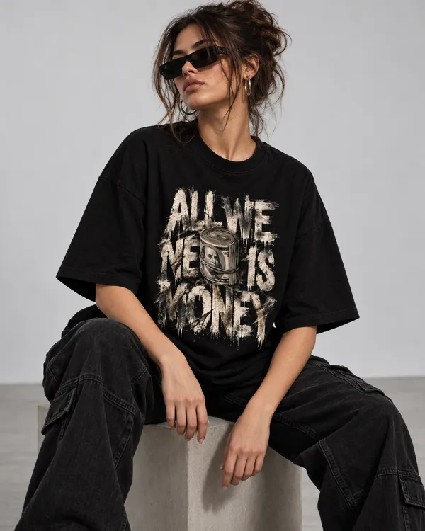 Black_Cotton_Oversized_Distressed_Graphic_T-Shirt_For_Women