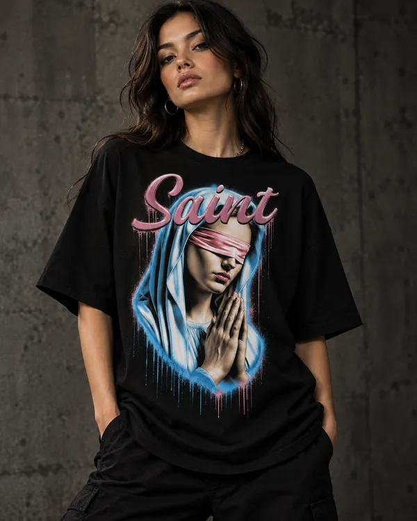Black_Cotton_Oversized_Saint_Graphic_T-Shirt_For_Women