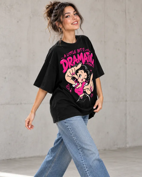 Black_Cotton_Oversized_Pink_Character_Graphic_T-Shirt_For_Women