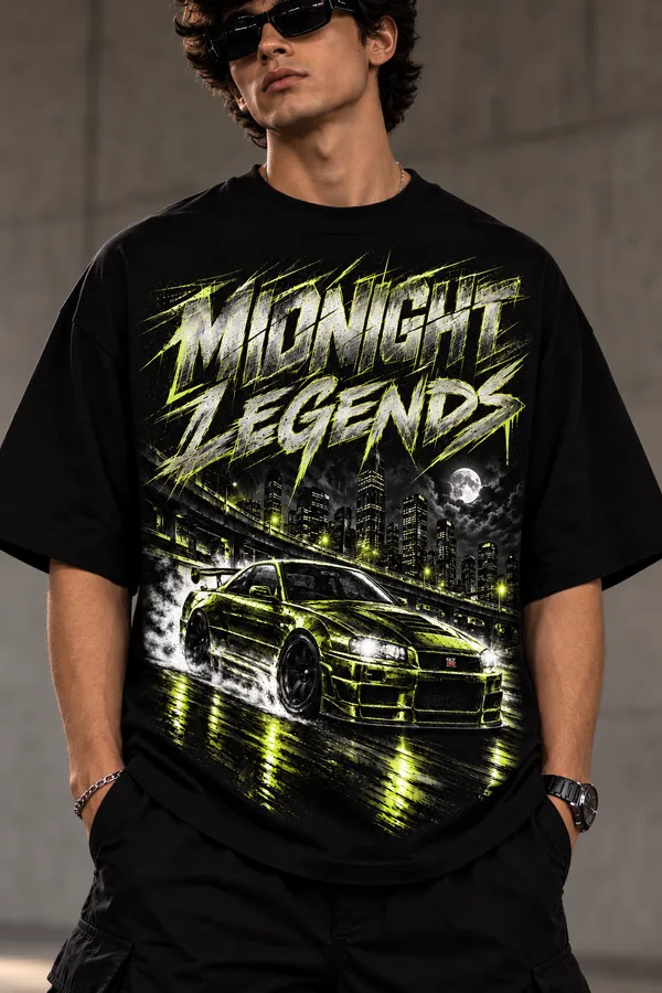Black_Cotton_Oversized_Midnight_Legends_Car_Graphic_T-Shirt_For_Men
