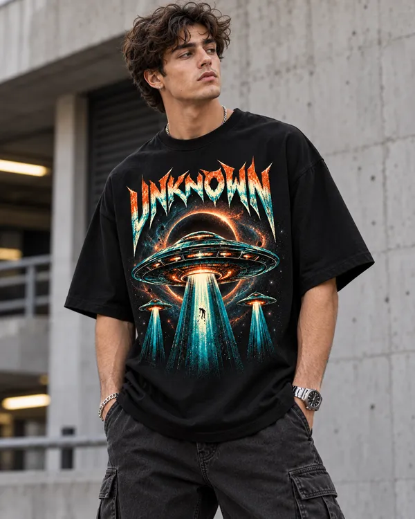 Black_Cotton_Oversized_Ufo_Graphic_T-Shirt_For_Men
