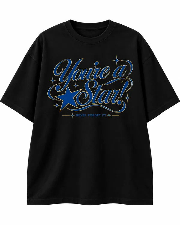 Black_Cotton_Oversized_Star_Graphic_T-Shirt_For_Women
