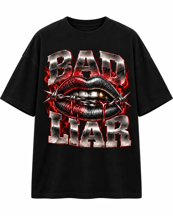 Black_Cotton_Oversized_Bad_Liar_Graphic_T-Shirt_For_Women
