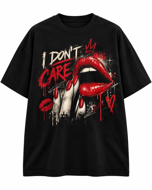 Black_Cotton_Oversized_Lips_Graphic_T-Shirt_For_Women
