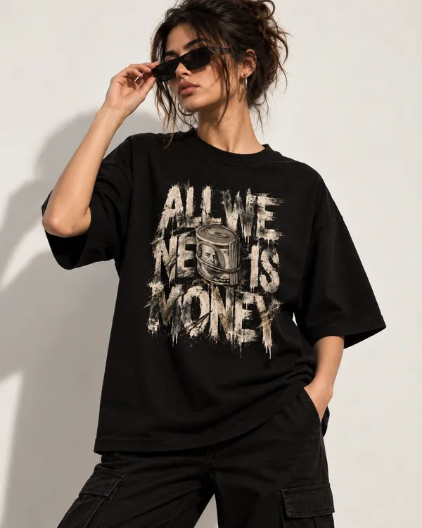 Black_Cotton_Oversized_Distressed_Graphic_T-Shirt_For_Women