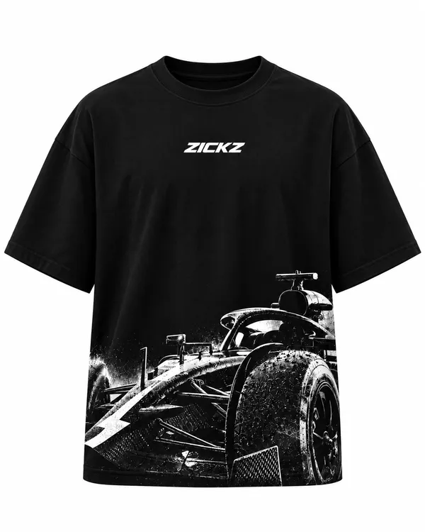 Black_Cotton_Oversized_Monochrome_Race_Car_Graphic_T-Shirt_For_Men