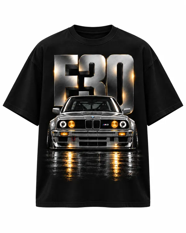 Black_Cotton_Oversized_Metallic_Car_Graphic_T-Shirt_For_Men