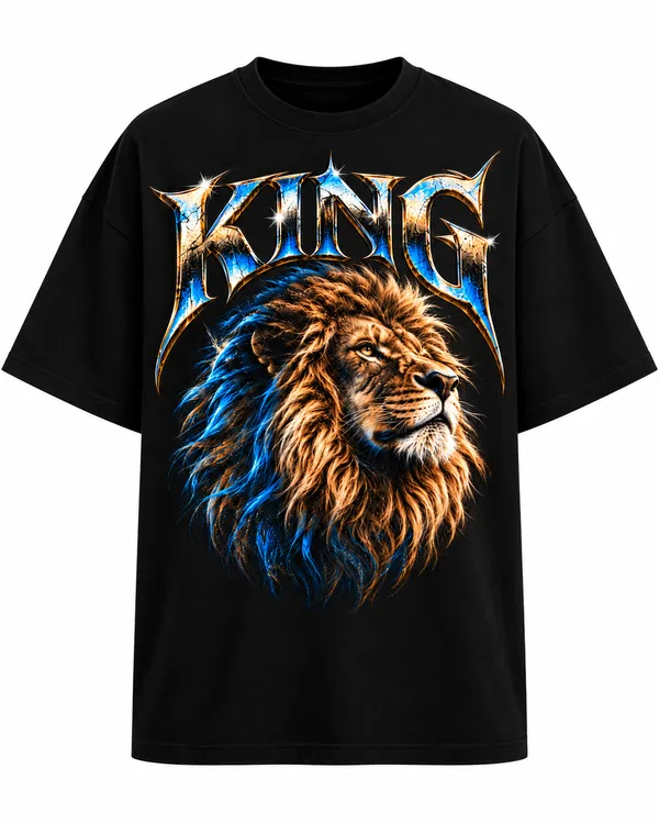 Black_Cotton_Relaxed_Fit_Lion_King_Graphic_T-Shirt_For_Men