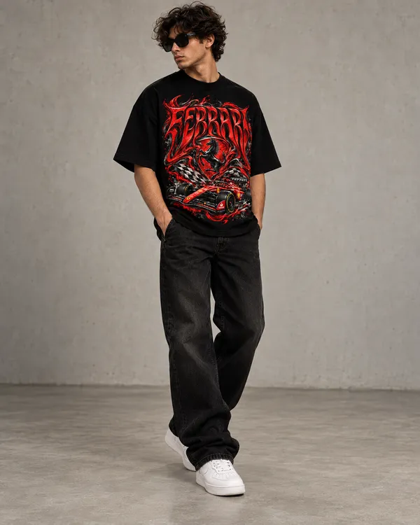 Black_Cotton_Oversized_Motorsport_Racing_Graphic_T-Shirt_For_Men