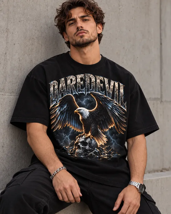 Black_Cotton_Relaxed_Fit_Eagle_Skull_Graphic_T-Shirt_For_Men