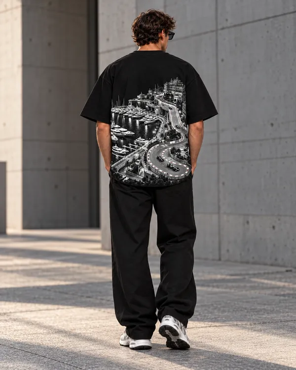 Black_Cotton_Oversized_Motorsport_Car_Graphic_T-Shirt_For_Men