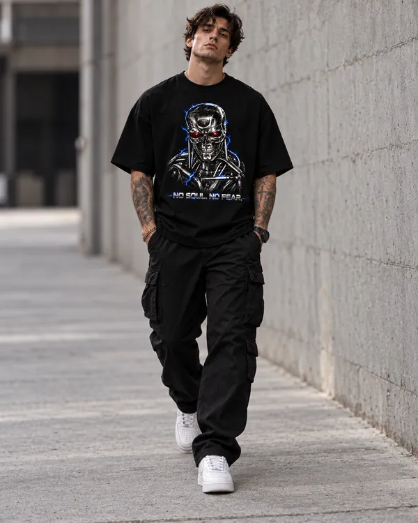 Black_Cotton_Oversized_Robotic_Skull_Graphic_T-Shirt_For_Men