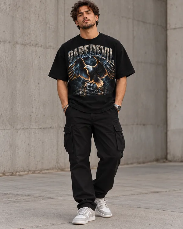Black_Cotton_Relaxed_Fit_Eagle_Skull_Graphic_T-Shirt_For_Men