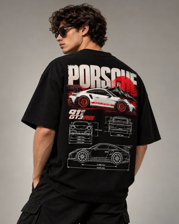 Black_Cotton_Oversized_Sports_Car_Graphic_T-Shirt_For_Men