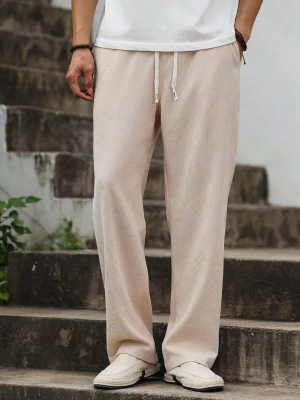 Beige_Textured_Relaxed_Fit_Trousers_For_Men