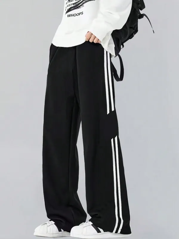 Black_Wide_Leg_Track_Pants_For_Women