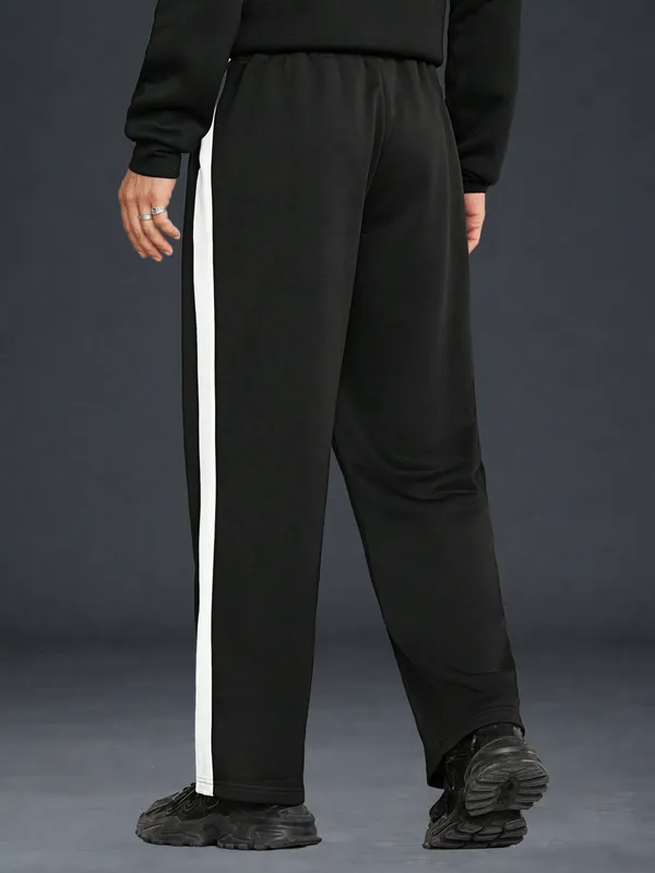 Black_Relaxed_Fit_Track_Pants_For_Men