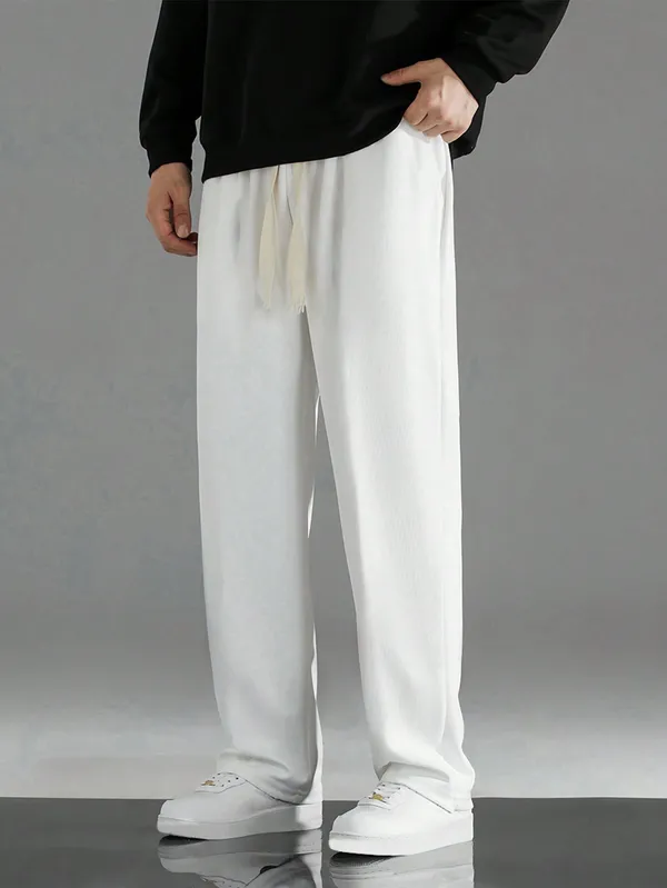 White_Relaxed_Fit_Trousers_For_Men