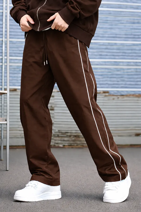 Brown_Relaxed_Fit_Track_Pants_For_Men