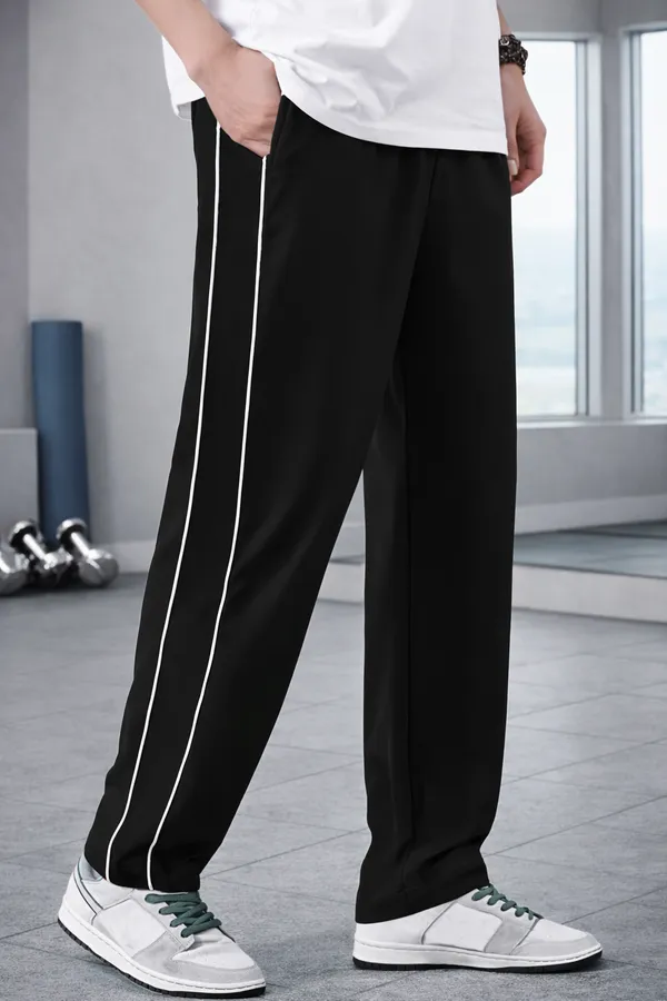 Black_Relaxed_Fit_Track_Pants_For_Men