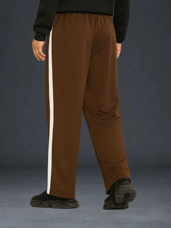 Brown_Regular_Fit_Track_Pants_For_Men