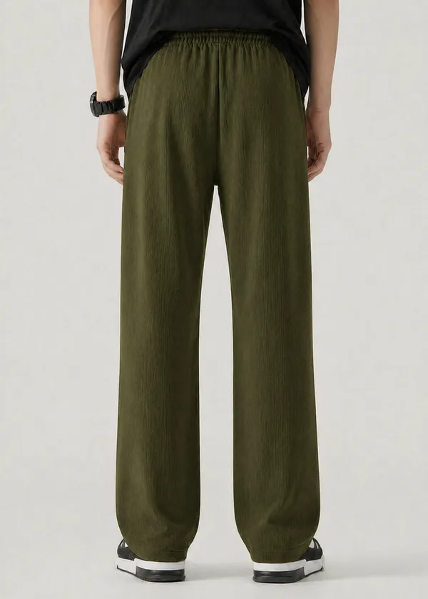 Olive_Textured_Relaxed_Fit_Cargo_Pants_For_Men