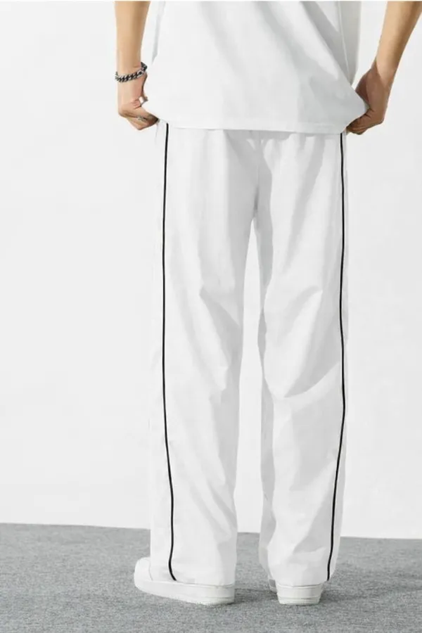 White_Wide_Leg_Track_Pants_For_Women