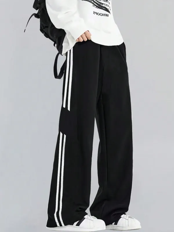 Black_Wide_Leg_Track_Pants_For_Women