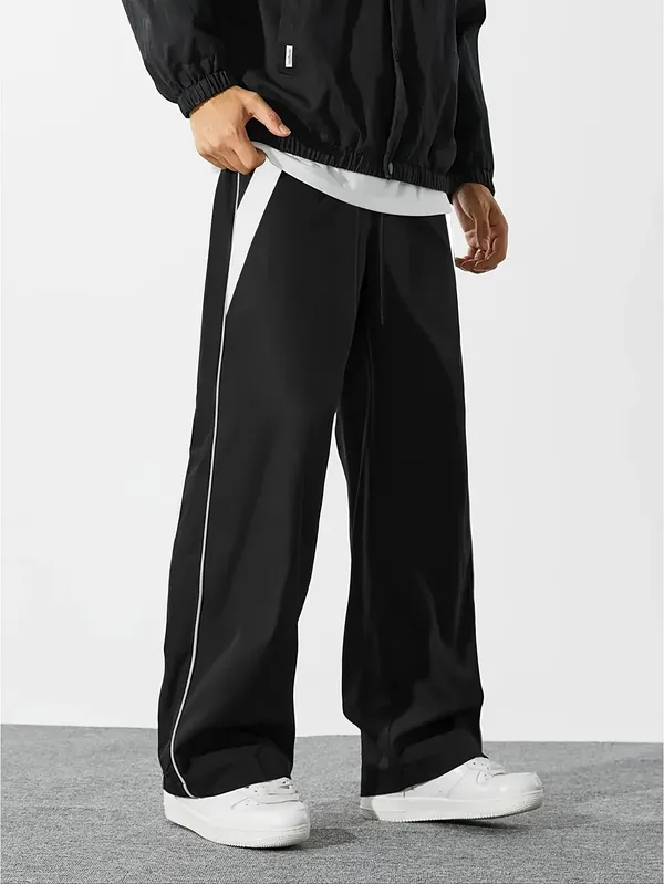 Black_Wide_Leg_Track_Pants_For_Men