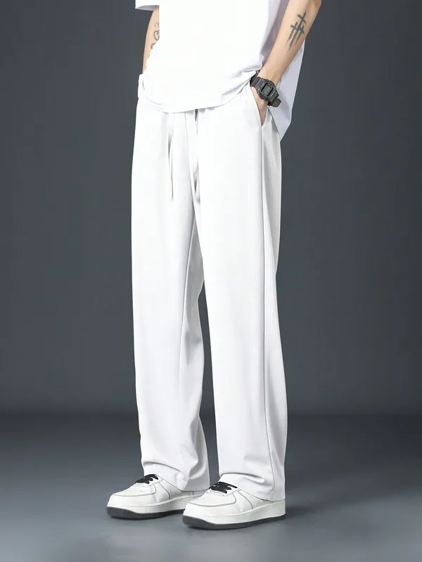 White_Relaxed_Fit_Trousers_For_Men