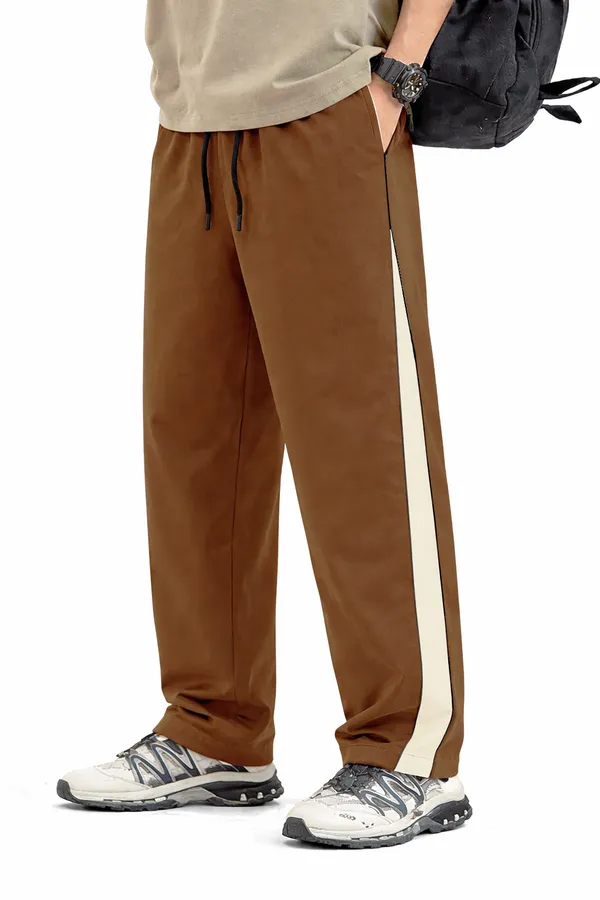 Brown_Relaxed_Fit_Side_Stripe_Track_Pants_For_Men