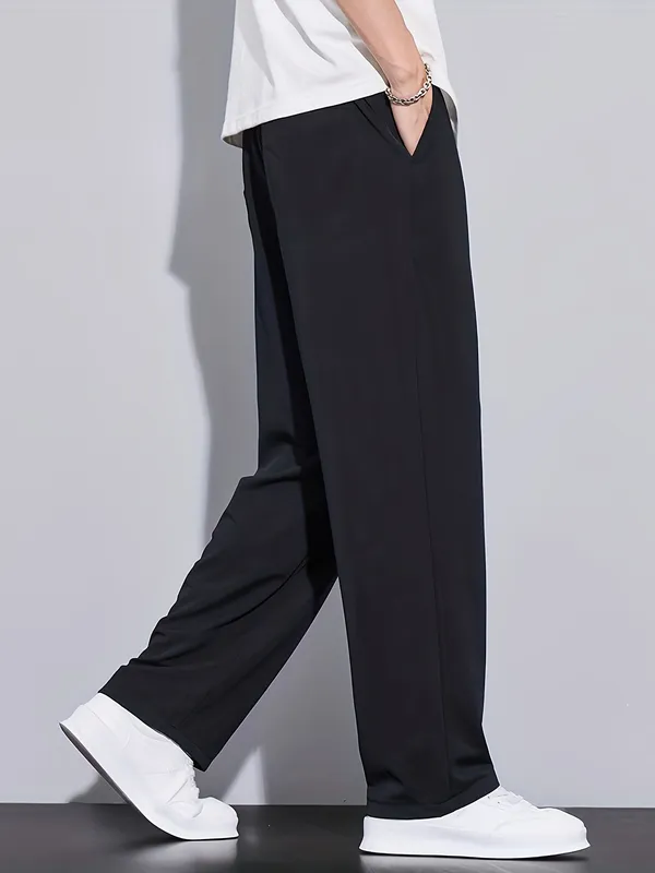 Black_Relaxed_Fit_Wide_Leg_Trousers_For_Men