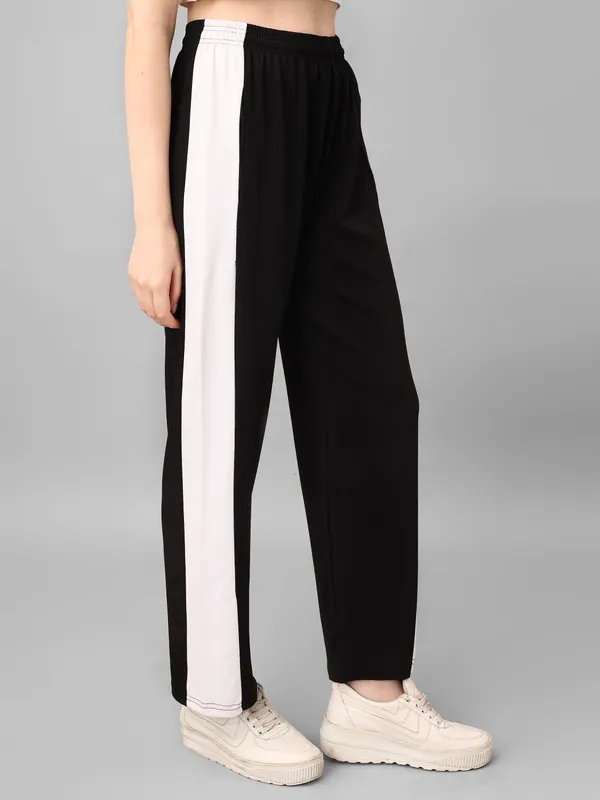 Black_Wide_Leg_Track_Pants_For_Women