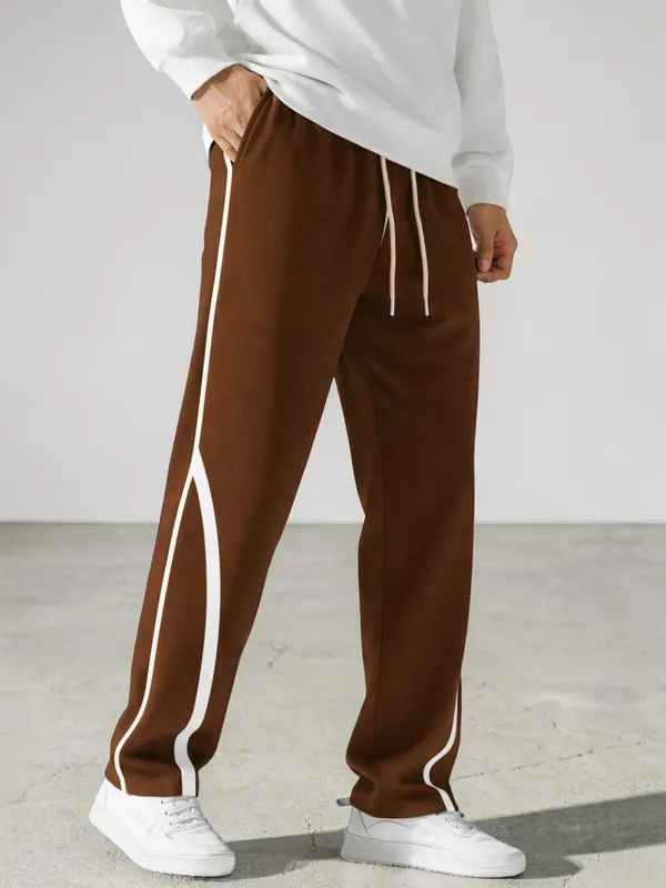 Brown_Relaxed_Fit_Track_Pants_For_Men