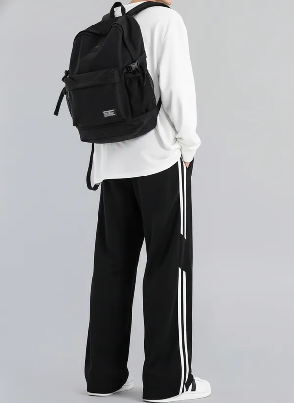 Black_Wide_Leg_Track_Pants_For_Women