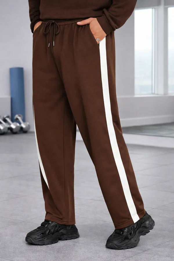 Brown_Side_Stripe_Track_Pants_For_Men