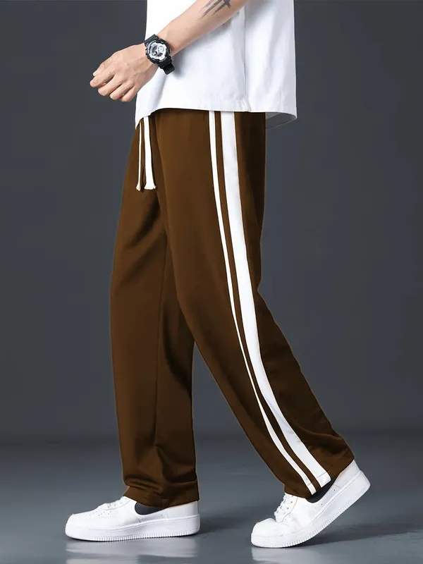 Brown_Striped_Relaxed_Fit_Track_Pants_For_Men