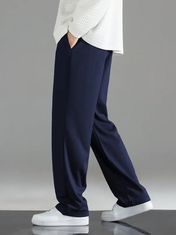 Navy_Relaxed_Fit_Drawstring_Trousers_For_Men