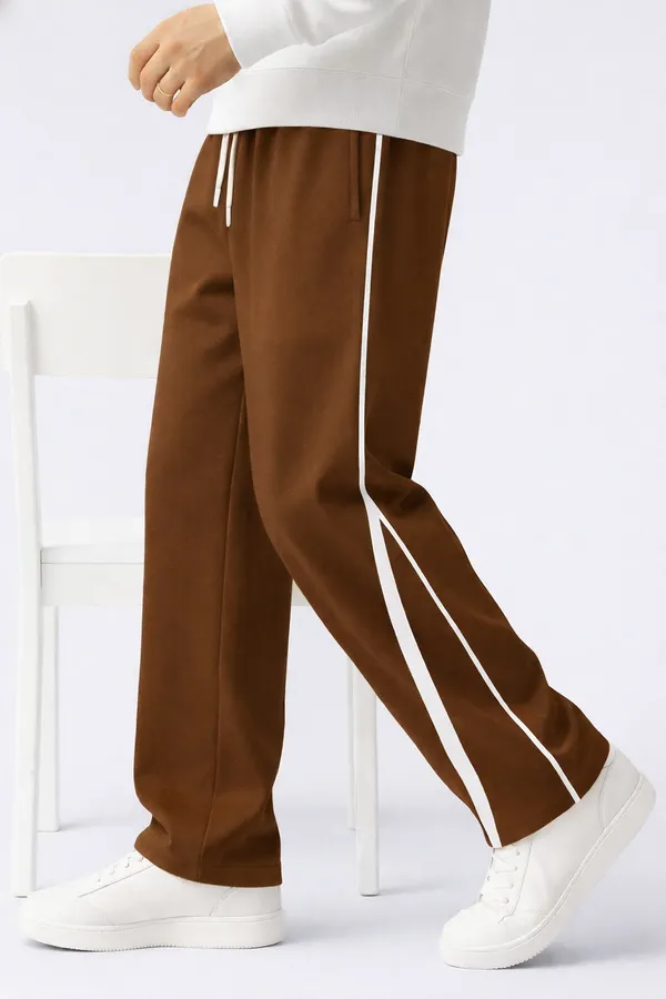 Brown_Relaxed_Fit_Track_Pants_For_Men