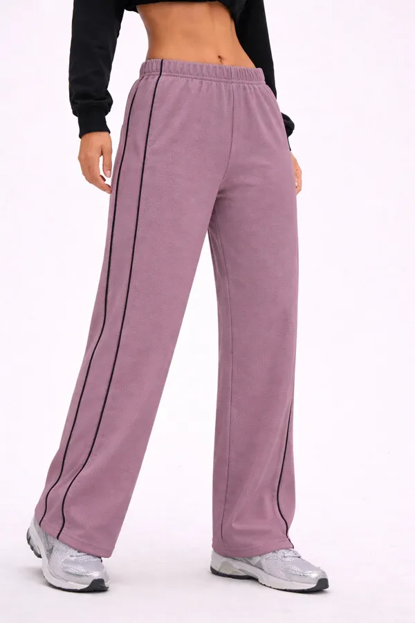 Mauve_Wide_Leg_Track_Pants_For_Women